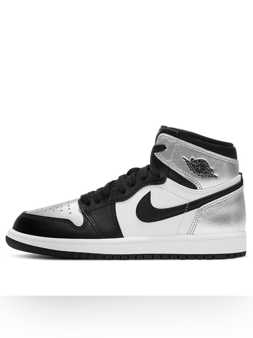 NIKE Air Jordan 1 Retro High OG 'Silver Toe' Sneakers